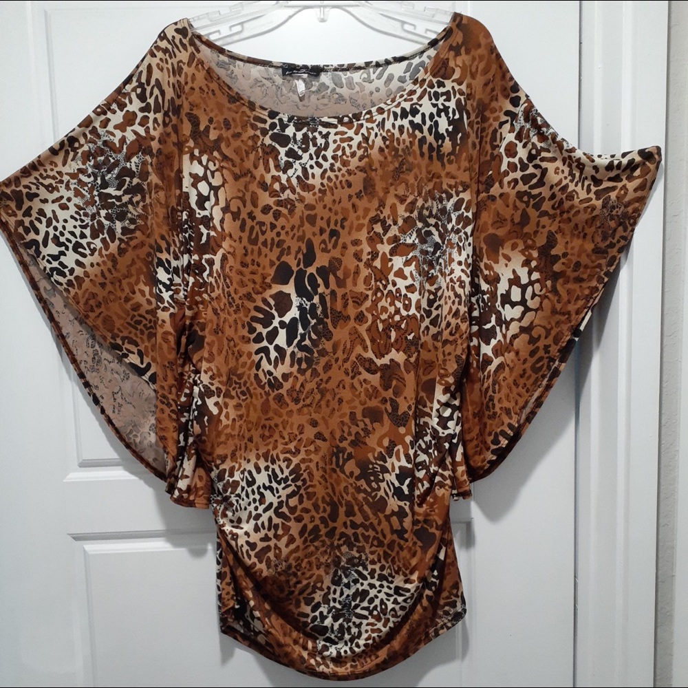 Leopard Print Blouse - Picture 2 of 2